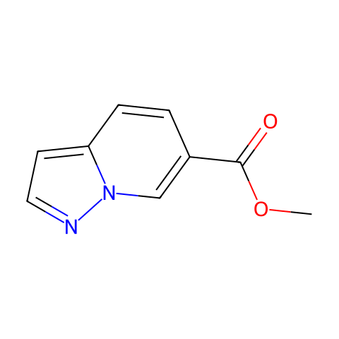 methyl pyrazolo[1,5-a]pyridine-6-carboxylate结构图