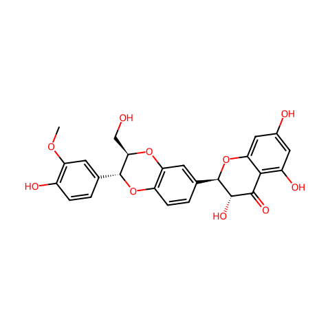 异水飞蓟宾A/水飞蓟宾b2结构图