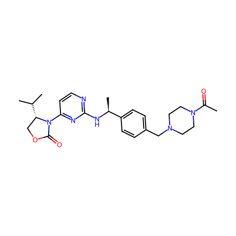 Mutant IDH1 inhibitor结构图