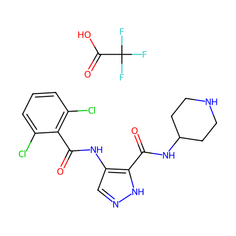 AT7519 (trifluoroacetate)结构图