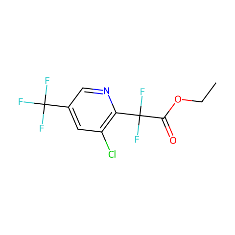 2-[3-氯-5-（三氟甲基）吡啶-2-基]-2,2-二氟乙酸乙酯结构图