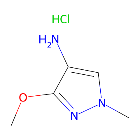 1H-PYRAZOL-4-AMINE,3-METHOXY-1-METHYL-,HYDROCHLORIDE结构图