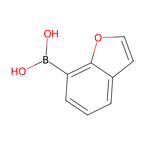 benzofuran-7-ylboronic acid结构图