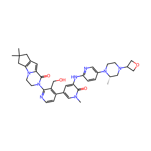 Fenebrutinib (GDC-0853)结构图