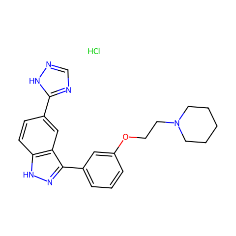 CC-401 (hydrochloride)结构图