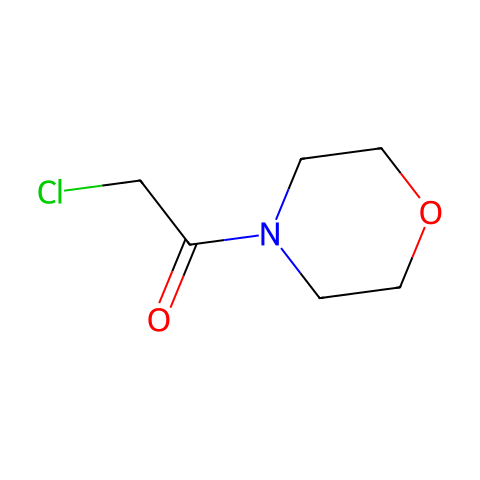 2-氯-1-吗琳乙-1-酮结构图