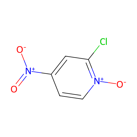 2-氯-4-硝基吡啶 N-氧化物结构图