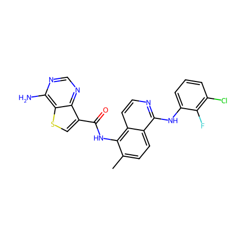 Belvarafenib (HM95573)结构图