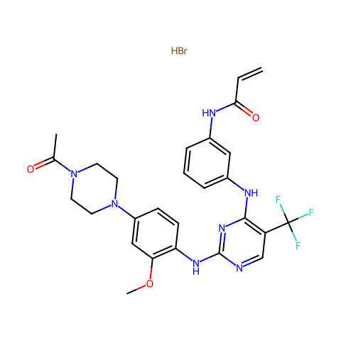 CO-1686 (hydrobromide)结构图