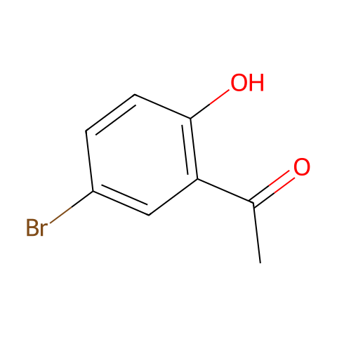 5-溴-2-羟基苯乙酮结构图