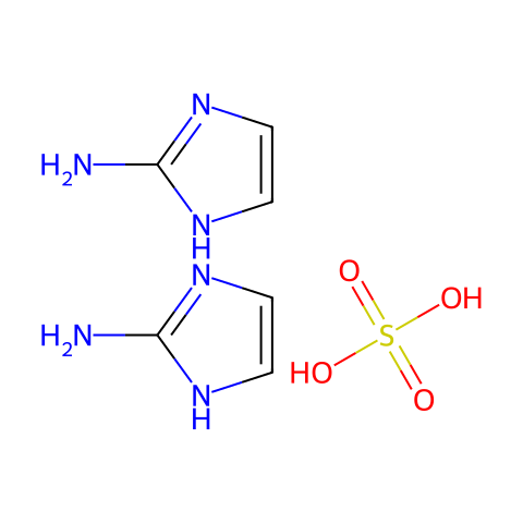 2-氨基咪唑半硫酸盐结构图