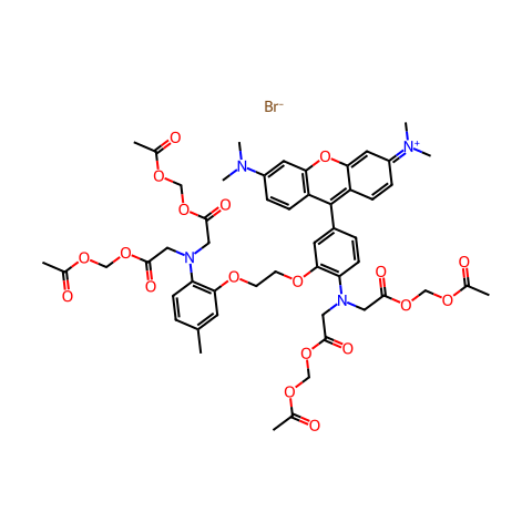 RHOD-2, AM结构图