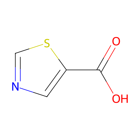 噻唑-5-甲酸结构图