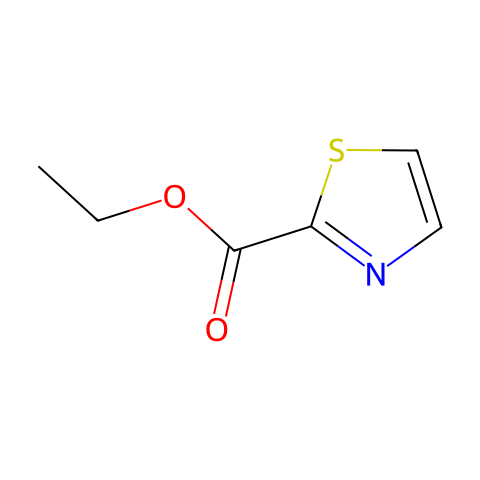 噻唑-2-羧酸乙酯结构图