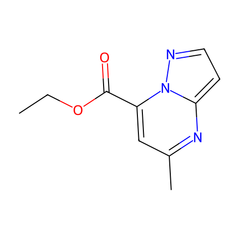 Ethyl 5-methylpyrazolo[1,5-a]pyrimidine-7-carboxylate结构图