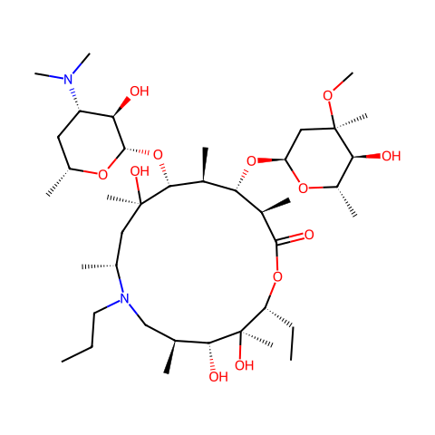 Gamithromycin (ML-1709460)结构图