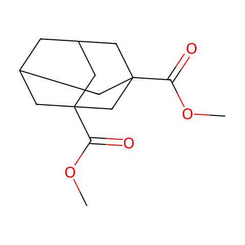 1,3-金刚烷二甲酸二甲酯结构图