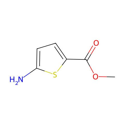 5-氨基-噻吩-2-甲酸甲酯结构图