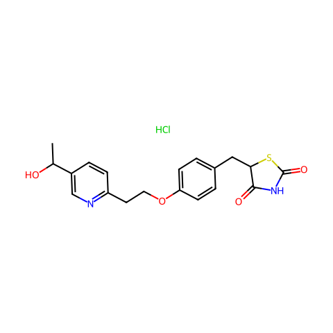 1-Hydroxy Pioglitazone Hydrochloride结构图