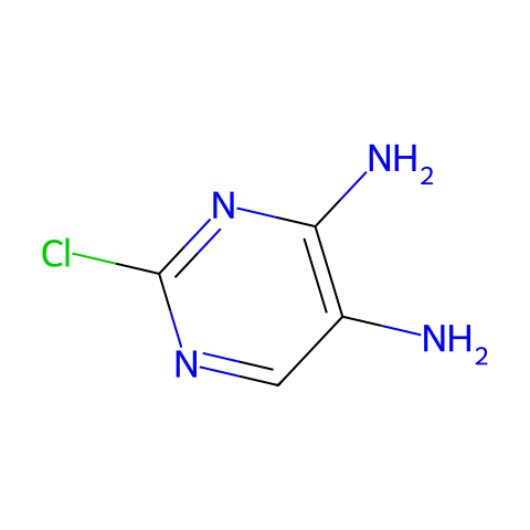 2-氯-4,5-二氨基嘧啶结构图
