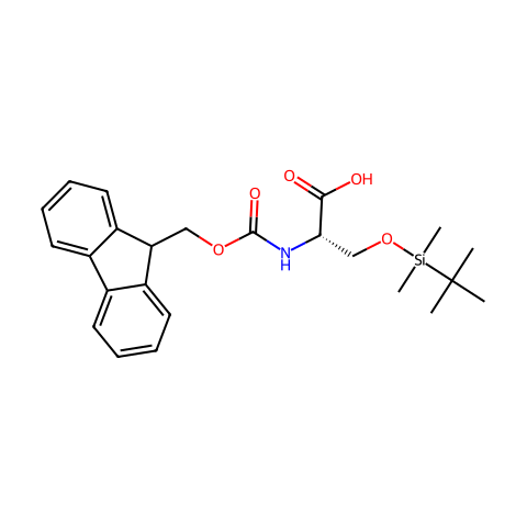 FMOC-SER(BSI)-OH结构图