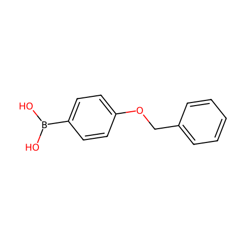 4-苄氧基苯硼酸结构图