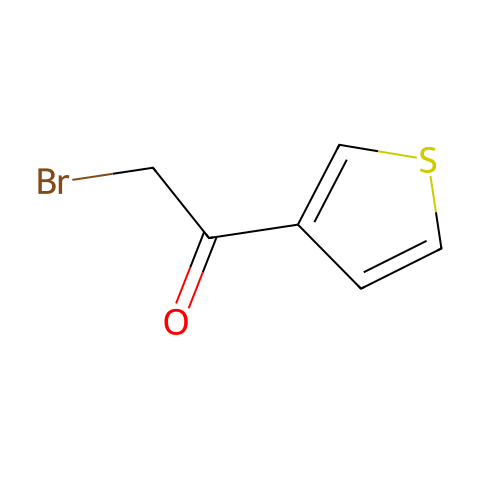 2-Bromo-1-(3-Thienyl)-1-Ethanone结构图