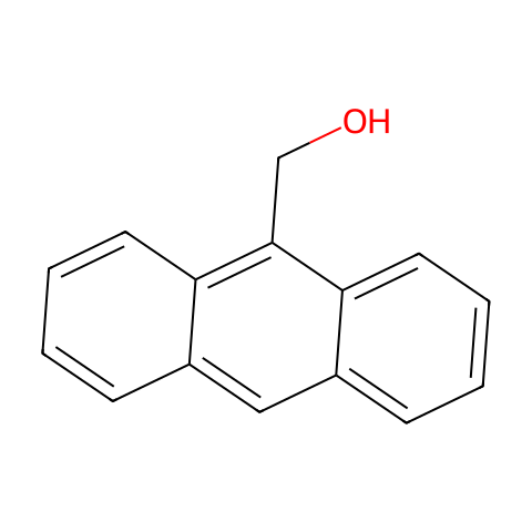 9-蒽甲醇结构图