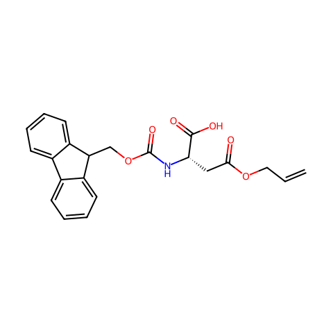 Fmoc-Asp(Oallyl)-OH结构图