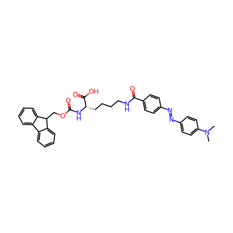 Fmoc-Lys(Dabcyl)-OH结构图