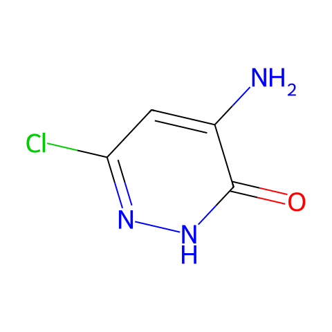 4-amino-6-chloro-3(2H)-Pyridazinone结构图