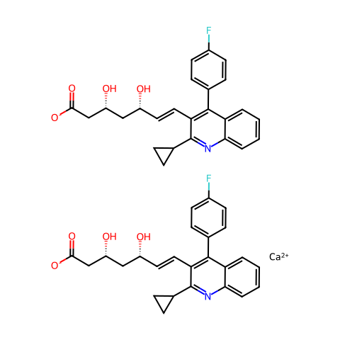 Pitavastatin Calcium结构图