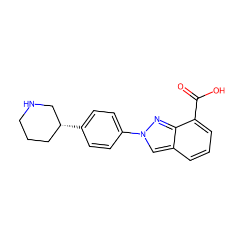 Niraparib metabolite M1结构图