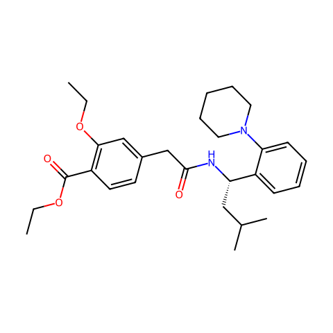 (S)-瑞格列奈乙基酯结构图