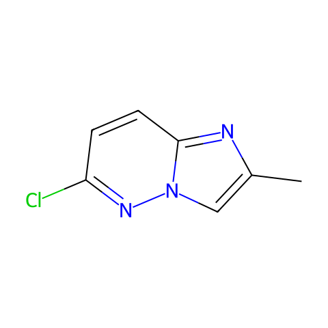6-氯-2-甲基咪唑并[1,2-b]哒嗪结构图