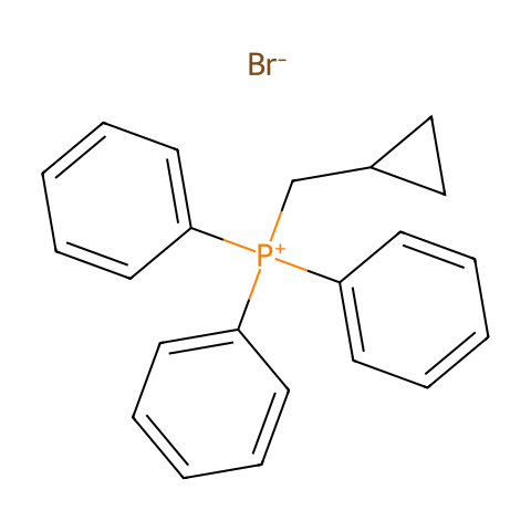 (环丙基甲基)三苯基溴化膦结构图