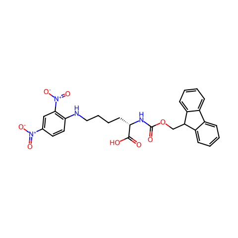 Fmoc-Lys(Dnp)-OH结构图