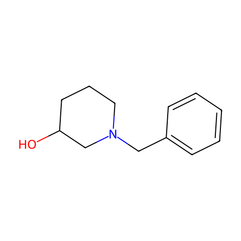 1-苄基-3-羟基哌啶结构图