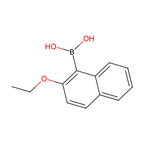 2-乙氧基-1-萘硼酸结构图