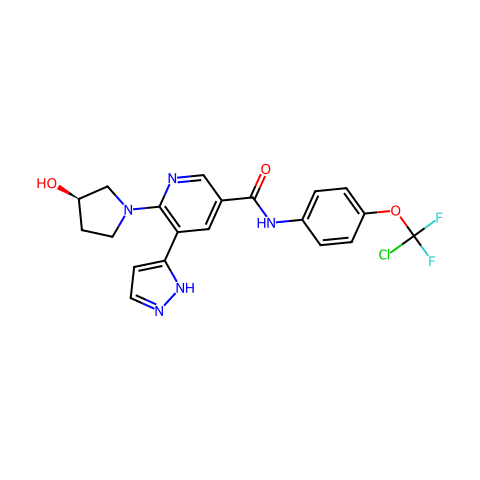 Asciminib (ABL001)结构图