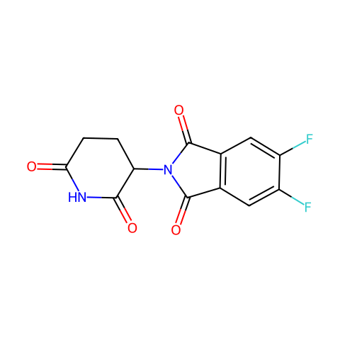 Thalidomide-5,6-F结构图
