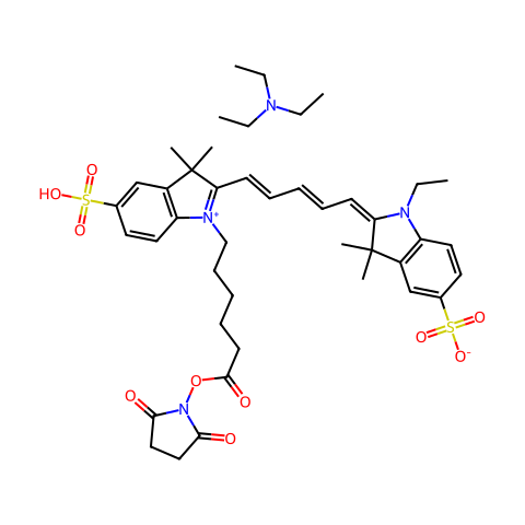 CY5-SE triethylamine salt结构图
