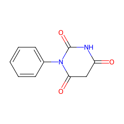 1-苯基嘧啶-2,4,6(1H,3H,5H)-三酮结构图