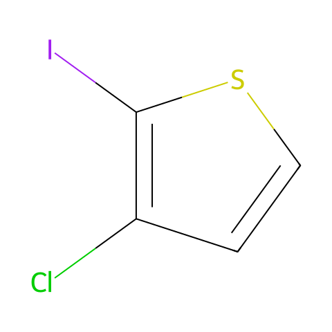 3-chloro-2-iodo-thiophene结构图