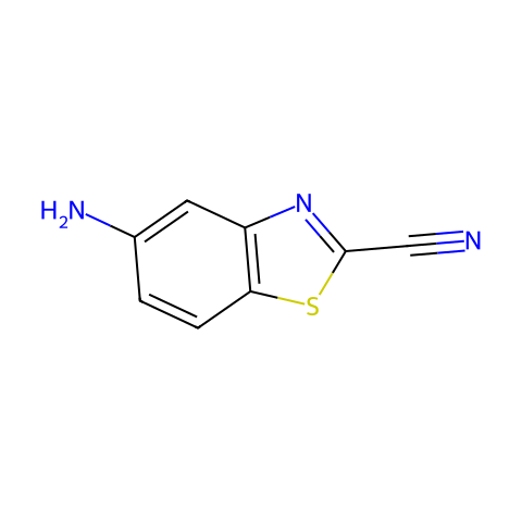 5-Aminobenzo[d]thiazole-2-carbonitrile结构图