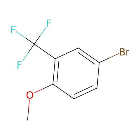 4-溴-2-(三氟甲基)苯甲醚结构图