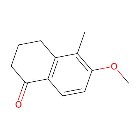 6-Methoxy-5-methyl-3,4-dihydro-2H-naphthalen-1-one结构图
