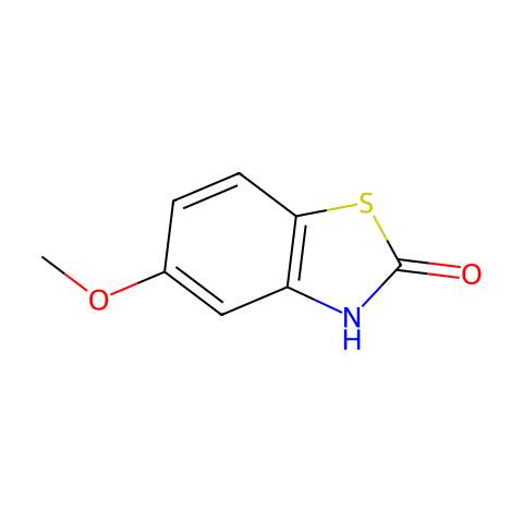 5-甲氧基-2(3H)-苯并噻唑酮结构图