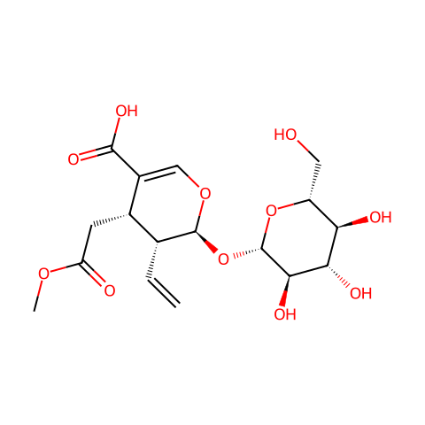 Secologanoside 7-Methyl Ester结构图