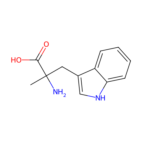 Α-甲基-DL-色氨酸结构图